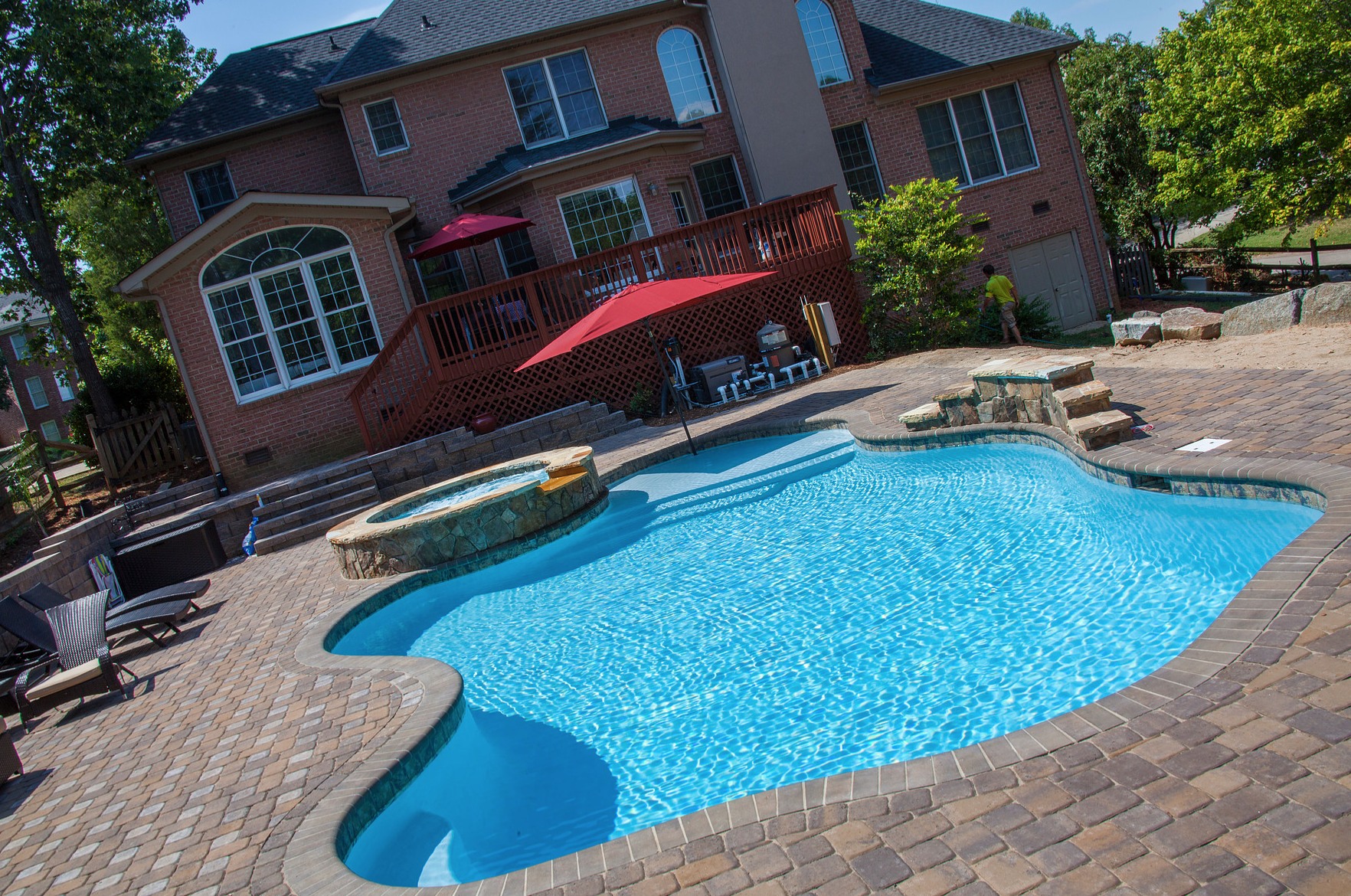CPC Pools offers Custom Inground Concrete Pool Installation in Charlotte North Carolina 704-799-5236