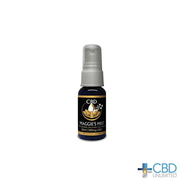 Try our portable on the go CBD solution Maggie's Mist today! - CBD Unlimited