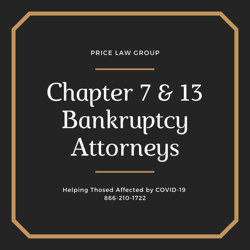 Nevada Chapter 7 Bankruptcy Attorneys Price Law Group COVID-19 Filings 866-210-1722