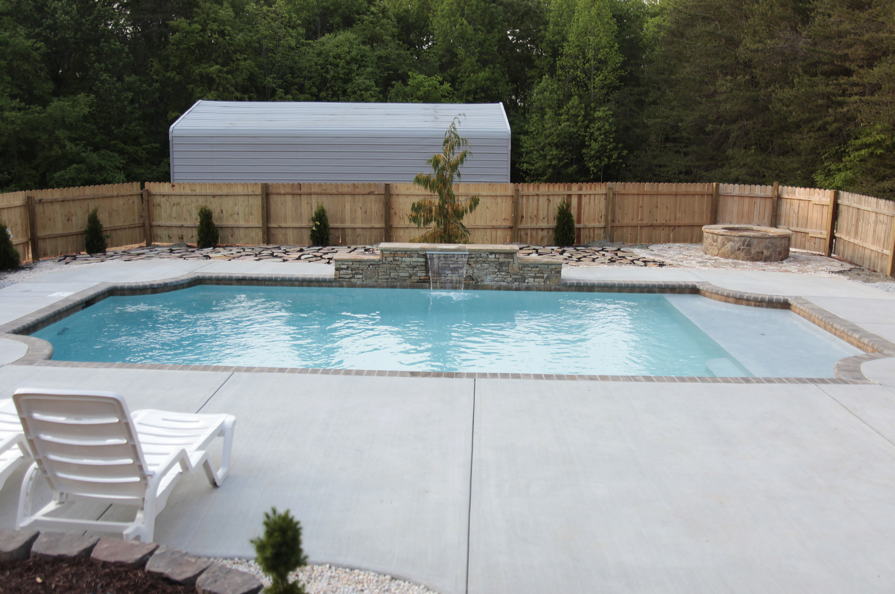 Custom Inground Concrete Swimming Pools in Waxhaw NC from Carolina Pool Consultants - 704-799-5236