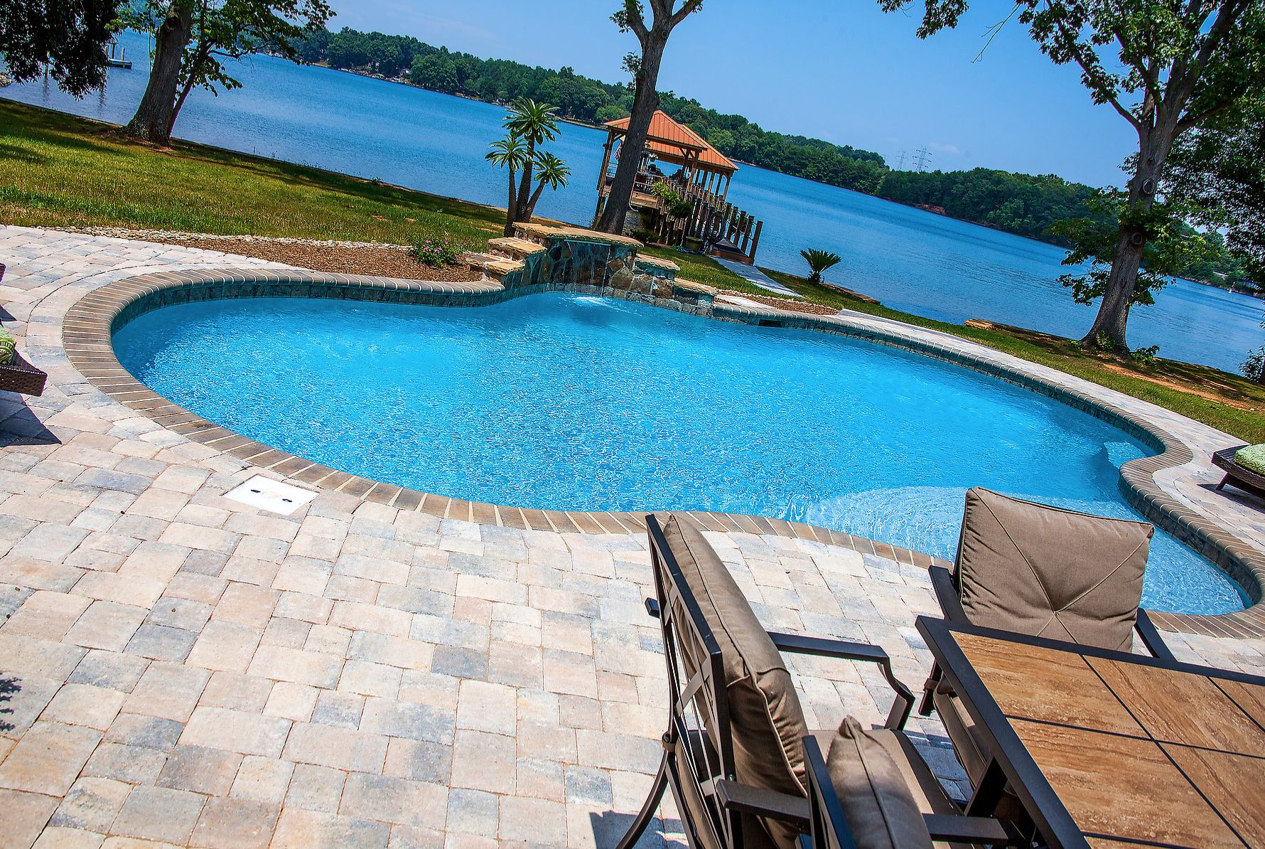 Design Your Luxury Gunite Pool in Waxhaw North Carolina with CPC pools Call us At 704-799-5236