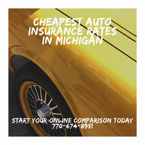 Cheapest Car Insurance Rates Michican RateForce 770-674-8951