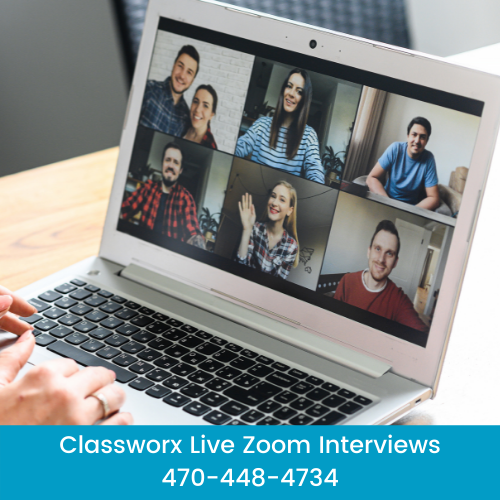 Connect with Shareholders Live Zoom Interviews ClassWorx 470-448-4734