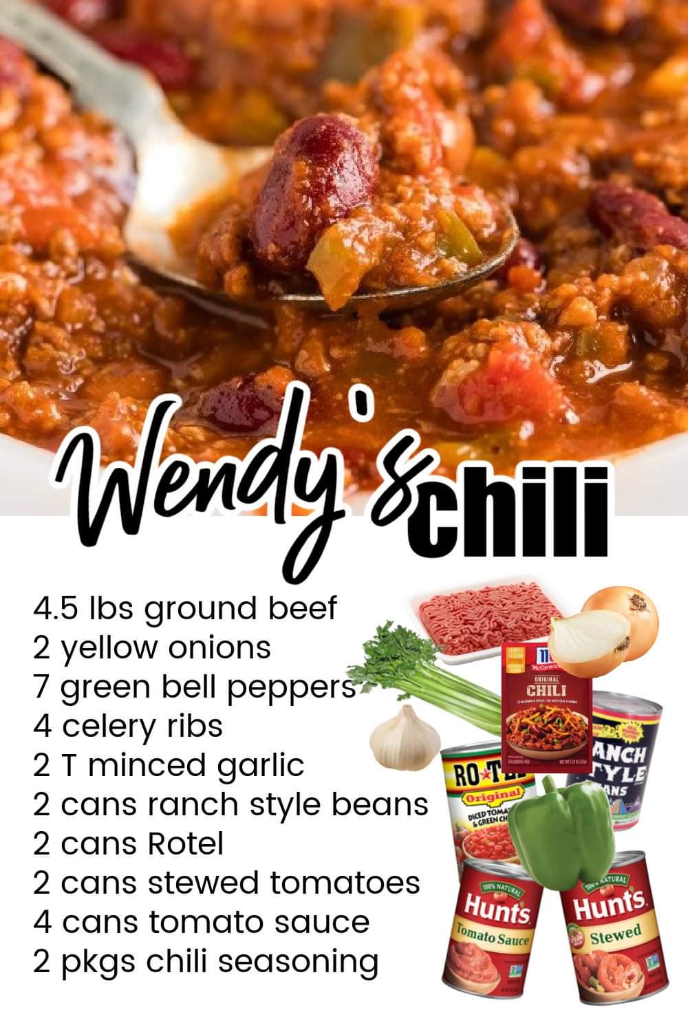 Copycat Wendy's Chili 😍 
