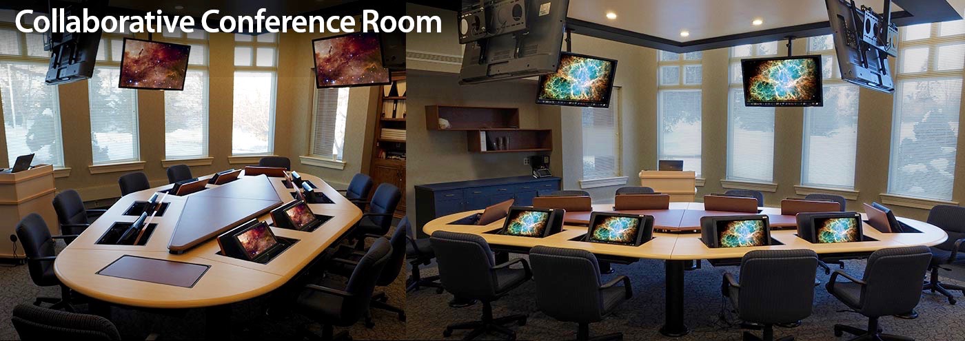 SMARTdesks 800-770-7042 custom collaborative learning environment design furniture conference table
