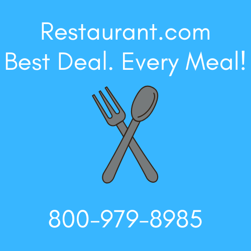 Restaurant.com American Food Deals and Coupons Local Restaurant Directory 800-979-8985