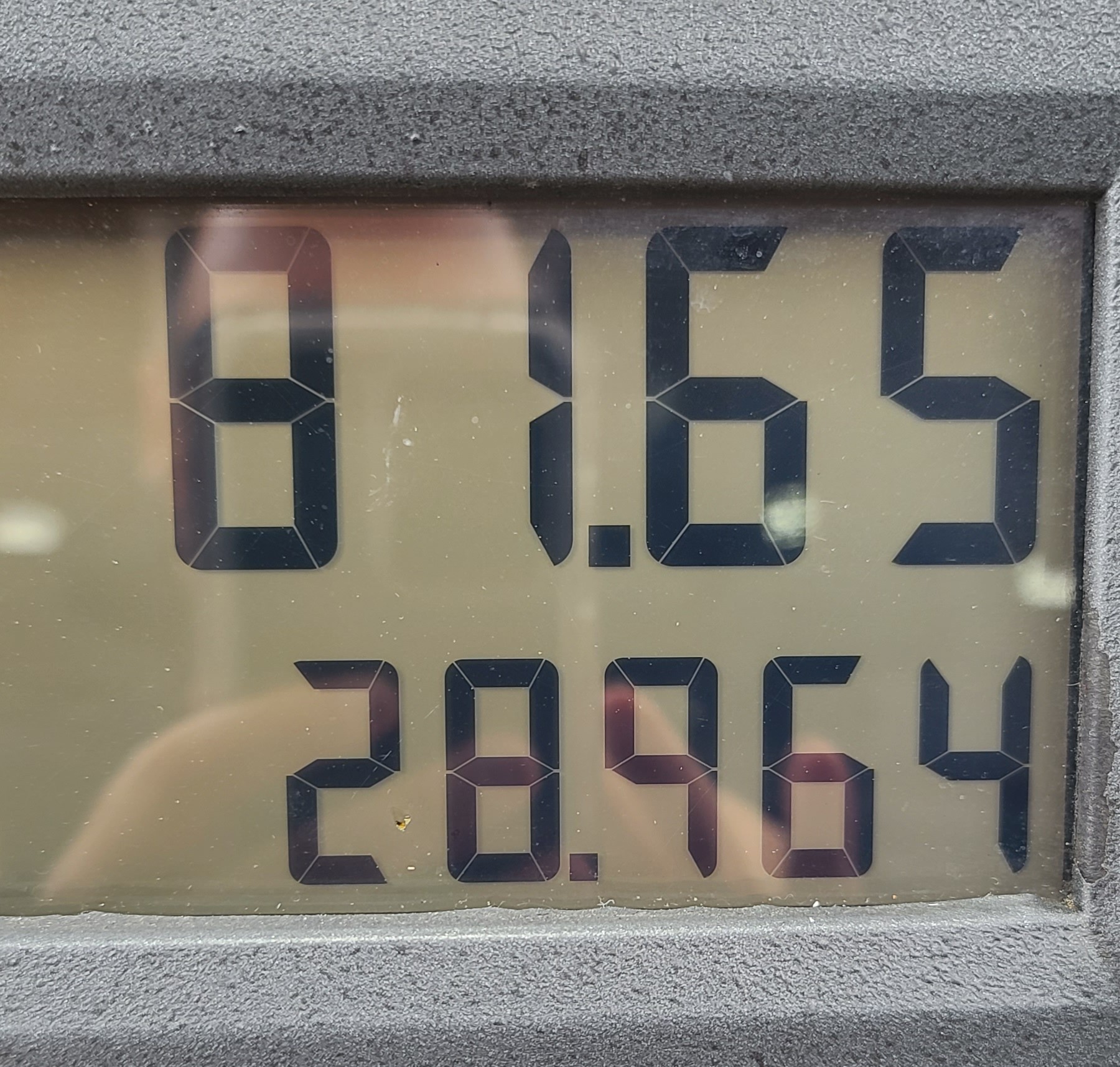 Almost 30.00 more in about a year Gas prices