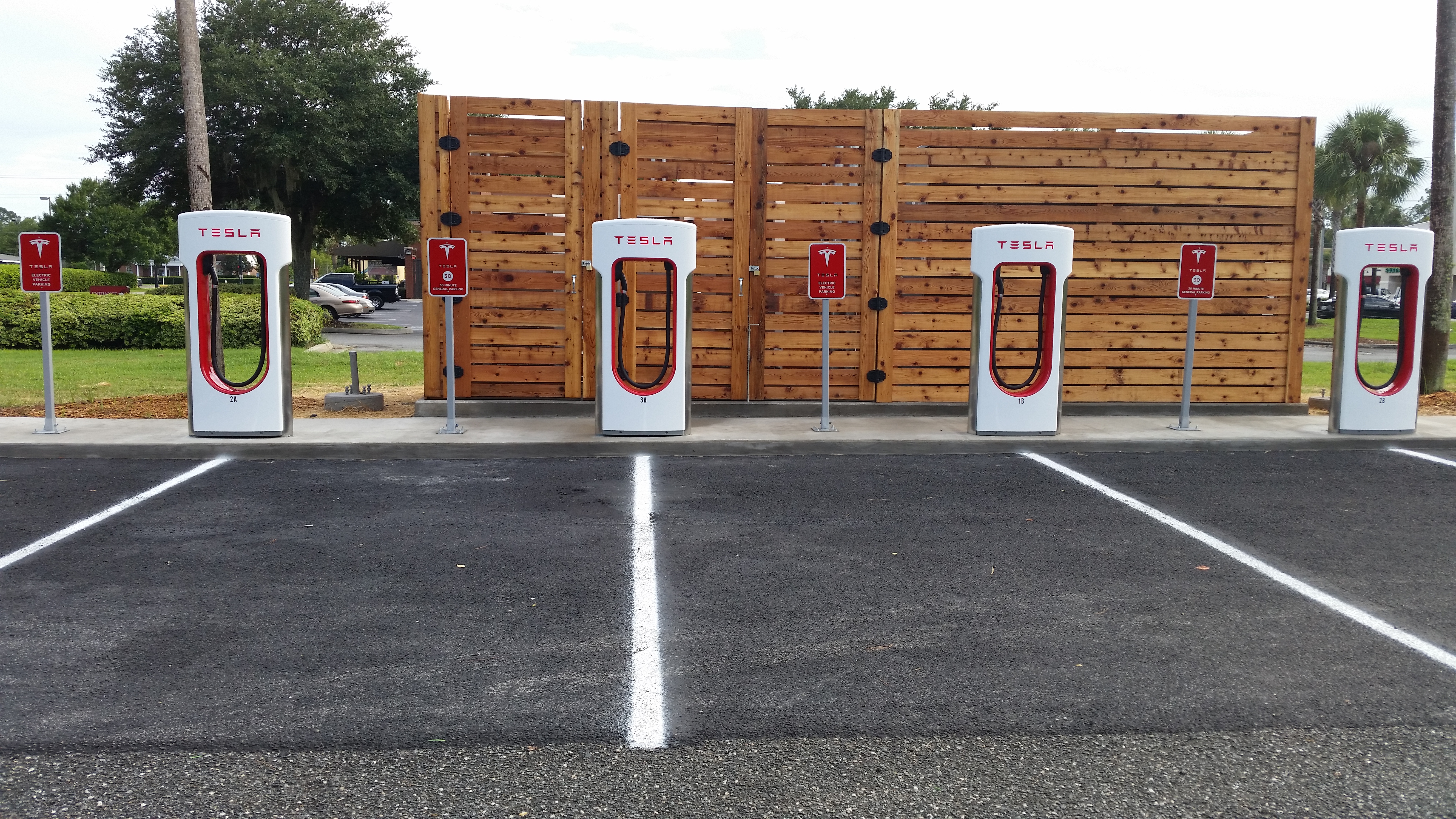 Tesla charging station #OcalaSuperChargerTesla it may have been #