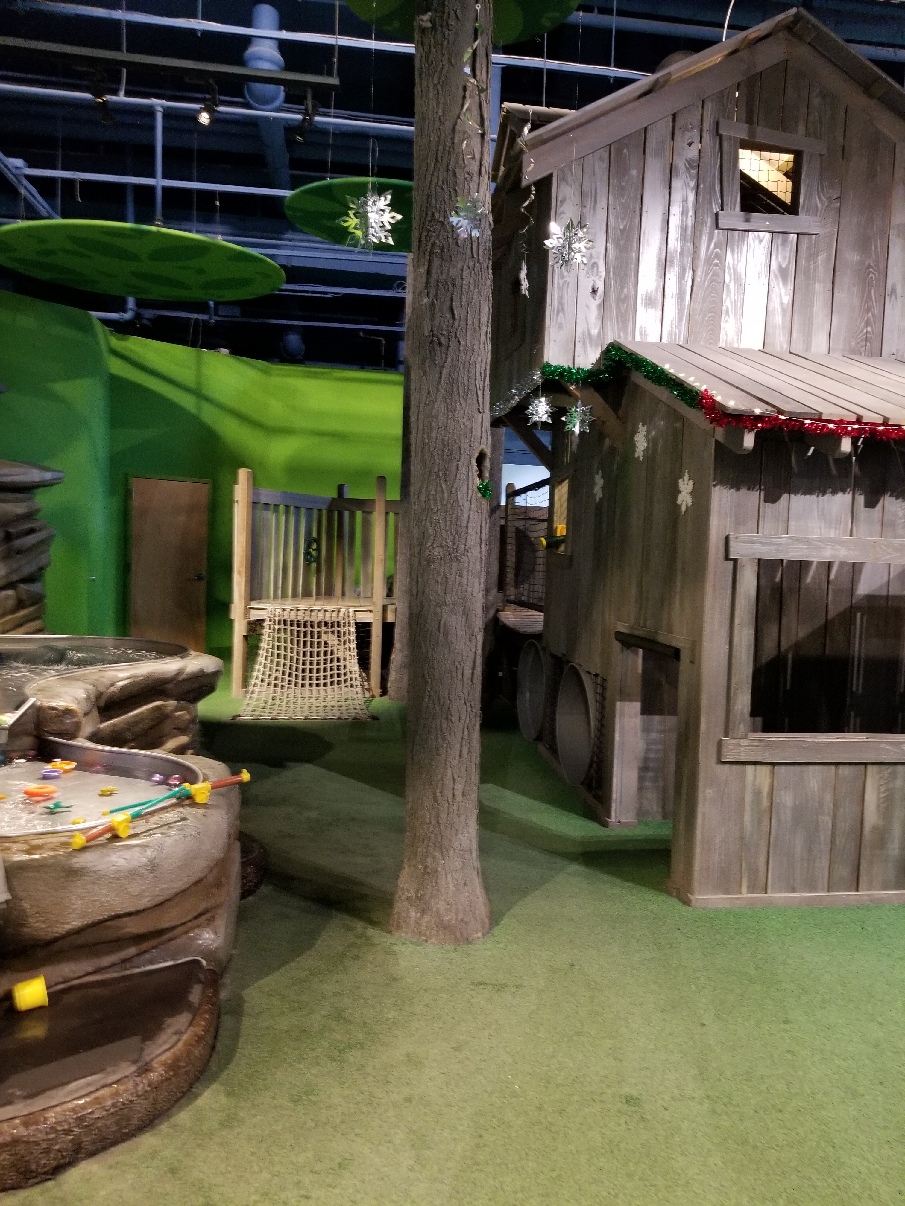 Vivienne's favorite area at the Children's Museum was the tree house 